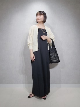 「A part by（アパートバイ）のアイテム（ハンドバッグ）」を使った、ノノカさん（レディース・156cm）の夏コーディネート