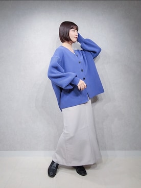 「アパートバイローリーズ」｜「アイテム（ローファー）」を使った、ノノカさん（レディース・156cm）の秋コーディネート