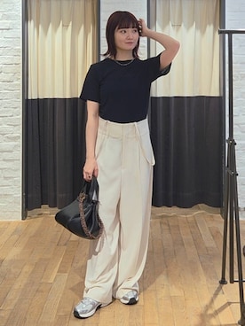 「アイテム（バッグ）」を使った、ノノカさん（レディース・156cm・20代）の夏コーディネート