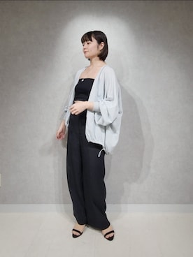 「アパートバイローリーズ」｜「アイテム（キャミソール）」を使った、ノノカさん（レディース・156cm）の夏コーディネート