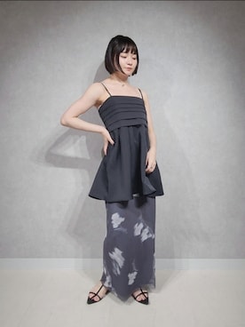「アパートバイローリーズ」｜「アイテム（キャミソール）」を使った、ノノカさん（レディース・156cm）の夏コーディネート