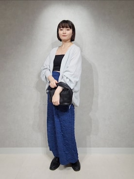 「アパートバイローリーズ」｜「アイテム（キャミソール）」を使った、ノノカさん（レディース・156cm）の夏コーディネート