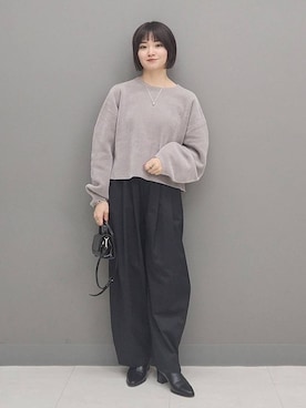 「A part by（アパートバイ）のアイテム（シューズ）」を使った、ノノカさん（レディース・156cm）の秋コーディネート