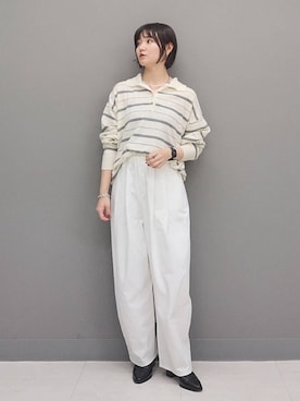 「A part by（アパートバイ）のアイテム（シューズ）」を使った、ノノカさん（レディース・156cm）の秋コーディネート