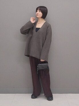 「e/rm」｜ノノカさん（レディース・156cm）の秋コーディネート