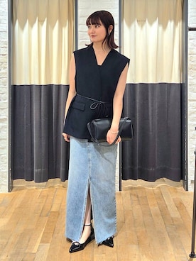 「アイテム（ハンドバッグ）」を使った、ノノカさん（レディース・156cm・20代）の夏コーディネート