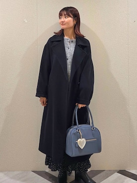 「アイテム（財布/小物）」を使った、ノノカさん（レディース・156cm）の秋コーディネート