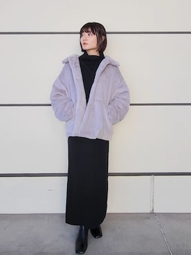 「e/rm」｜「アイテム（ジャケット/アウター）」を使った、ノノカさん（レディース・156cm）の秋コーディネート
