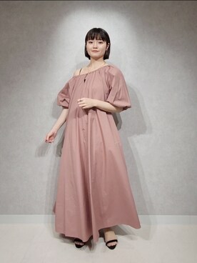「アパートバイローリーズ」｜「アイテム（キャミソール）」を使った、ノノカさん（レディース・156cm）の夏コーディネート