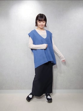 「アパートバイローリーズ」｜「アイテム（スニーカー）」を使った、ノノカさん（レディース・156cm）の秋コーディネート