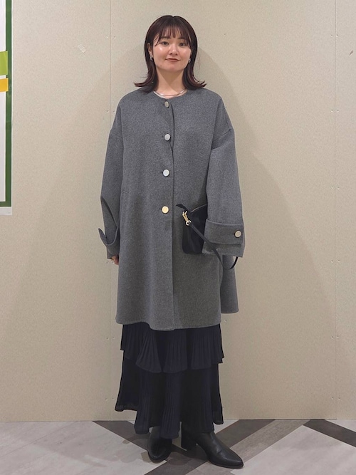 カシープノーカラーコート（ノーカラーコート）｜A part by（アパート