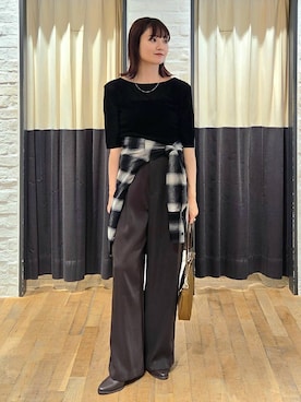 「アイテム（ブーツ）」を使った、ノノカさん（レディース・156cm・20代）の秋コーディネート