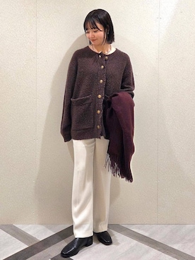 「A part by（アパートバイ）のアイテム」を使った、ノノカさん（レディース・156cm）の秋コーディネート