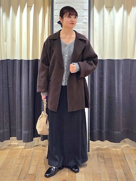 「アイテム（シュシュ）」を使った、ノノカさん（レディース・156cm・20代）の秋コーディネート