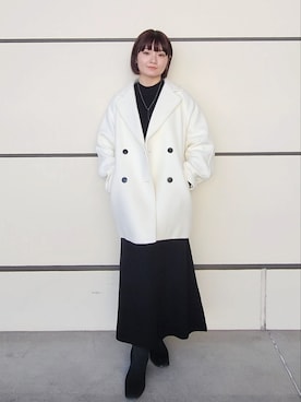 「アパートバイローリーズ」｜「アイテム（アクセサリー）」を使った、ノノカさん（レディース・156cm）の冬コーディネート