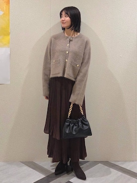 「SNAP_apart by lowrys」｜ノノカさん（レディース・156cm）の秋コーディネート