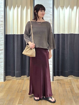 「アイテム（バングル/リストバンド）」を使った、ノノカさん（レディース・156cm・20代）の夏コーディネート