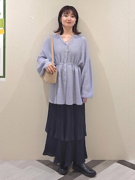 「A part by（アパートバイ）のアイテム」を使った、ノノカさん（レディース・156cm）の秋コーディネート