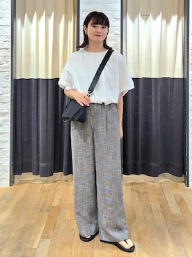 「アイテム（バングル/リストバンド）」を使った、ノノカさん（レディース・156cm・20代）の夏コーディネート