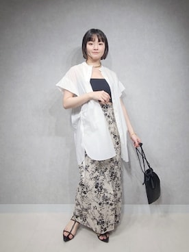 「アパートバイローリーズ」｜「アイテム（キャミソール）」を使った、ノノカさん（レディース・156cm）の夏コーディネート