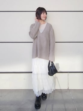 ノノカさん(レディース・156cm)の冬コーディネート