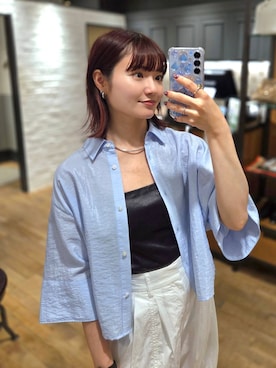「A part by（アパートバイ）のアイテム」を使った、ノノカさん（レディース・156cm）の夏コーディネート
