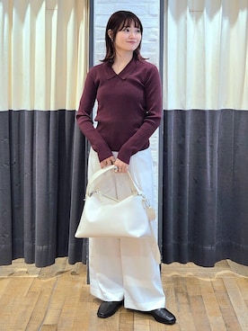 「アイテム（リング）」を使った、ノノカさん（レディース・156cm・20代）の秋コーディネート