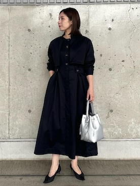 「セレモニーコーデ」｜「アイテム（パンプス）」を使った、かおちゃんさん（レディース・156cm）の春コーディネート