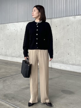 「アイテム（パンプス）」を使った、かおちゃんさん（レディース・156cm）の秋コーディネート