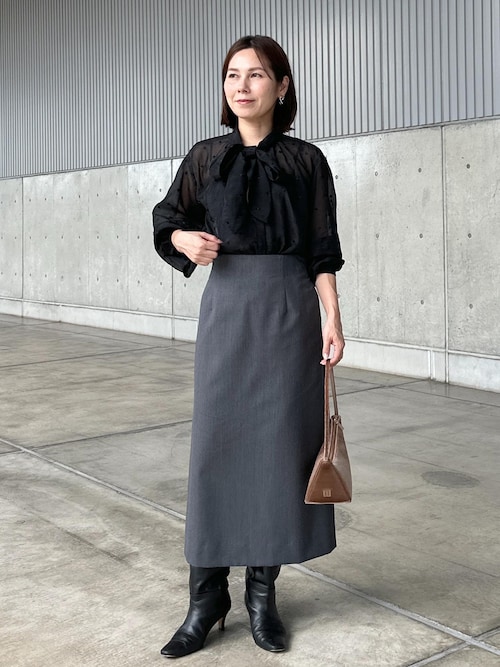 セール】ウールモヘヤタイトスカート/セットアップ対応（スカート