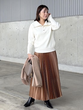 かおちゃんさん（レディース・156cm）の秋コーディネート