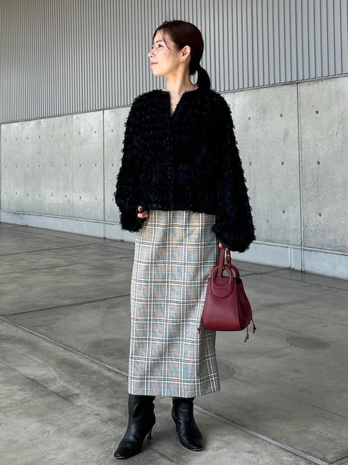 セール】ウールモヘヤタイトスカート/セットアップ対応（スカート