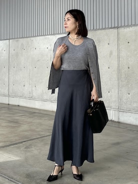 「アイテム（パンプス）」を使った、かおちゃんさん（レディース・156cm・40代）の秋コーディネート