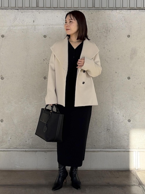 プレミアムカシミヤ ショートコート【25AW】（ステンカラーコート