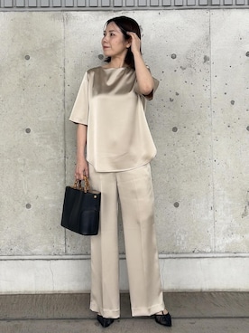 「ROPE'（ロペ）のアイテム（ジャケット/アウター）」を使った、かおちゃんさん（レディース・156cm）の春コーディネート