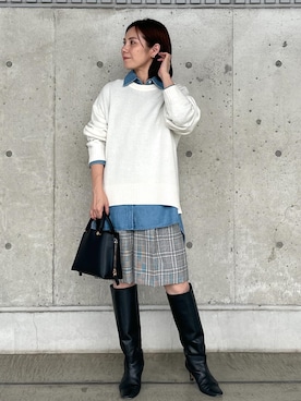 かおちゃんさん（レディース・156cm）の秋コーディネート