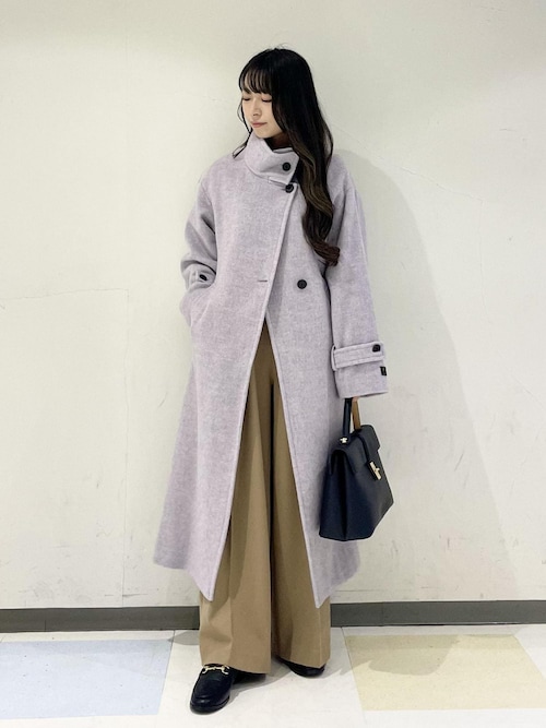 セール】【静電気防止】2WAY毛混シャギーロングコート（その他アウター