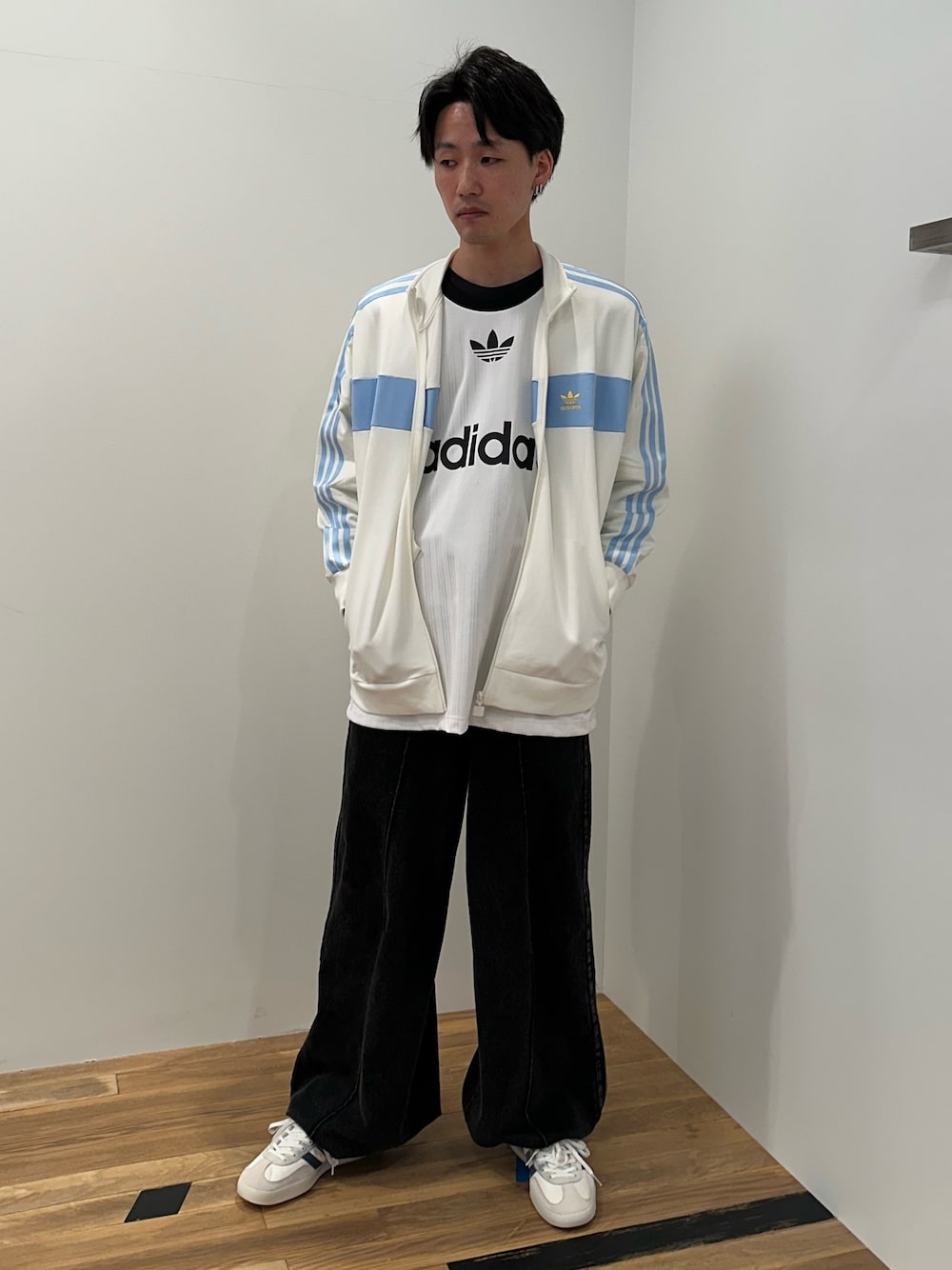 ファッション モントリオール デニムジーンズ / アディダス