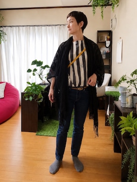 「MARNI（マルニ）のアイテム」を使った、モモセアオさん（レディース・157cm）の夏コーディネート