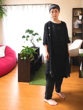 「qualite（カリテ）のアイテム」を使った、モモセアオさん（レディース・156cm）の夏コーディネート