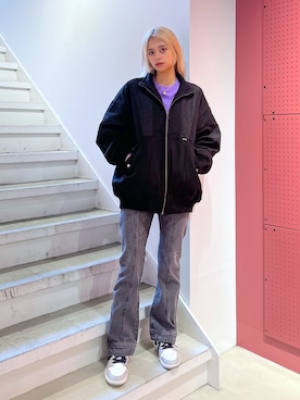 Pamelaさん（レディース・161cm）の冬コーディネート