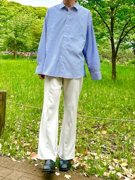 「soerte」｜「アイテム（ブーツ）」を使った、けんやさん（メンズ・170cm）の春コーディネート