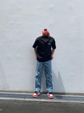 「アイテム（チノパンツ、その他）」を使った、長舩　悠さん（メンズ・177cm）の夏コーディネート