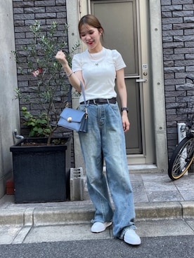 「アイテム（タンクトップ）」を使った、lunaさん（レディース・161cm）の秋コーディネート