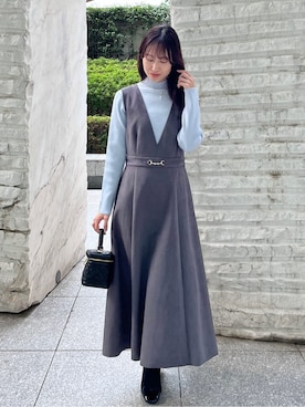 habaさん(レディース・155cm)の冬コーディネート