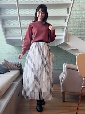 habaさん（レディース・155cm）の冬コーディネート