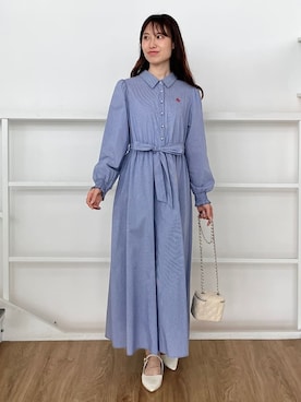 「couture brooch（クチュールブローチ）のアイテム」を使った、habaさん（レディース・155cm）の冬コーディネート