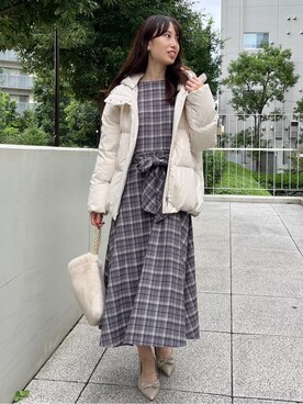 habaさん（レディース・155cm）の冬コーディネート