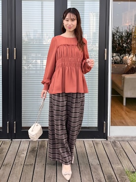 habaさん（レディース・155cm）の秋コーディネート