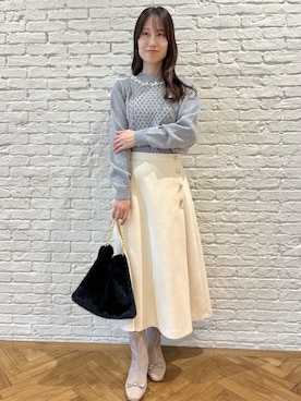 habaさん（レディース・155cm）の冬コーディネート